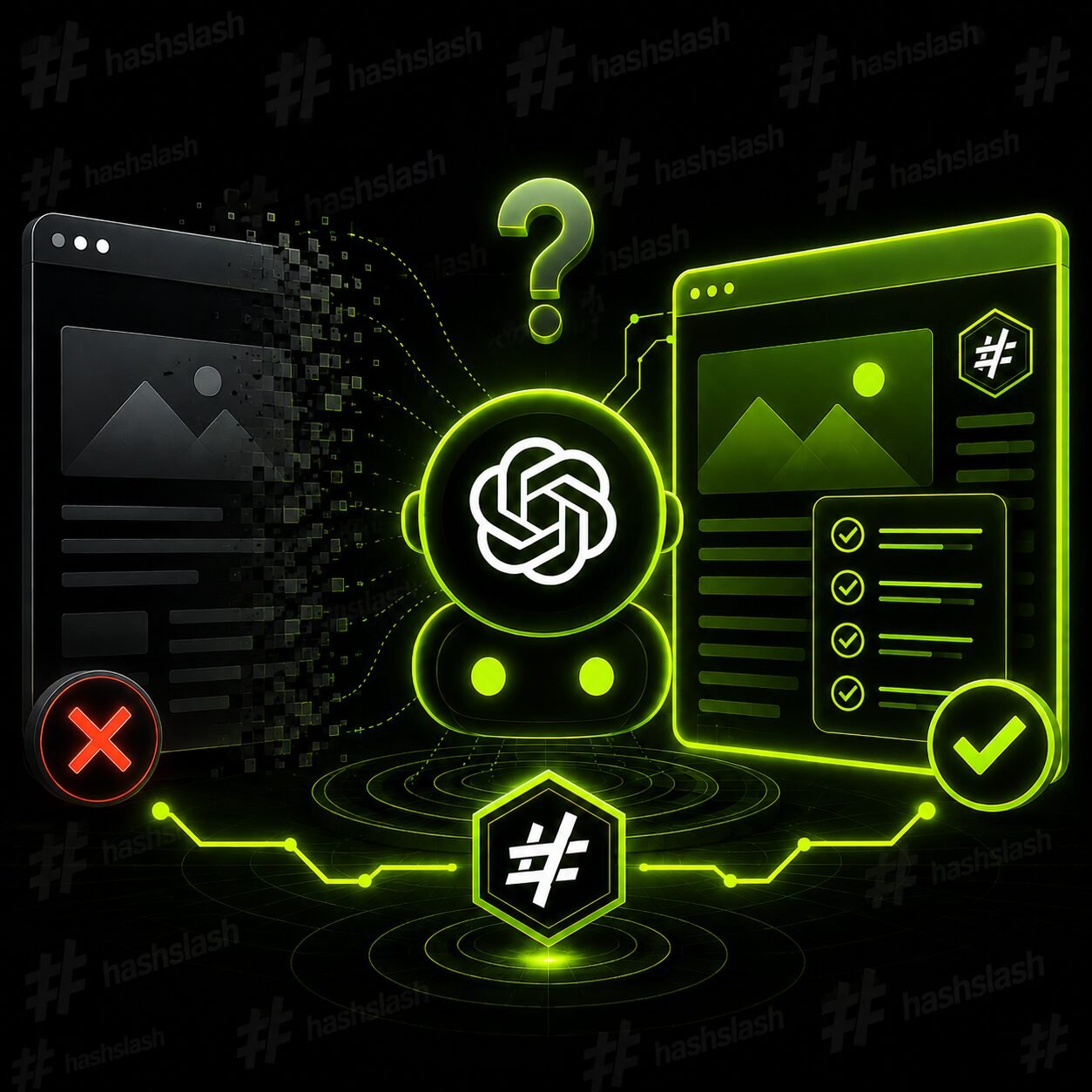 Answer Engine Optimization checklist showing structured content, FAQ schema, AI search optimization, ChatGPT visibility, and AEO best practices for 2026.