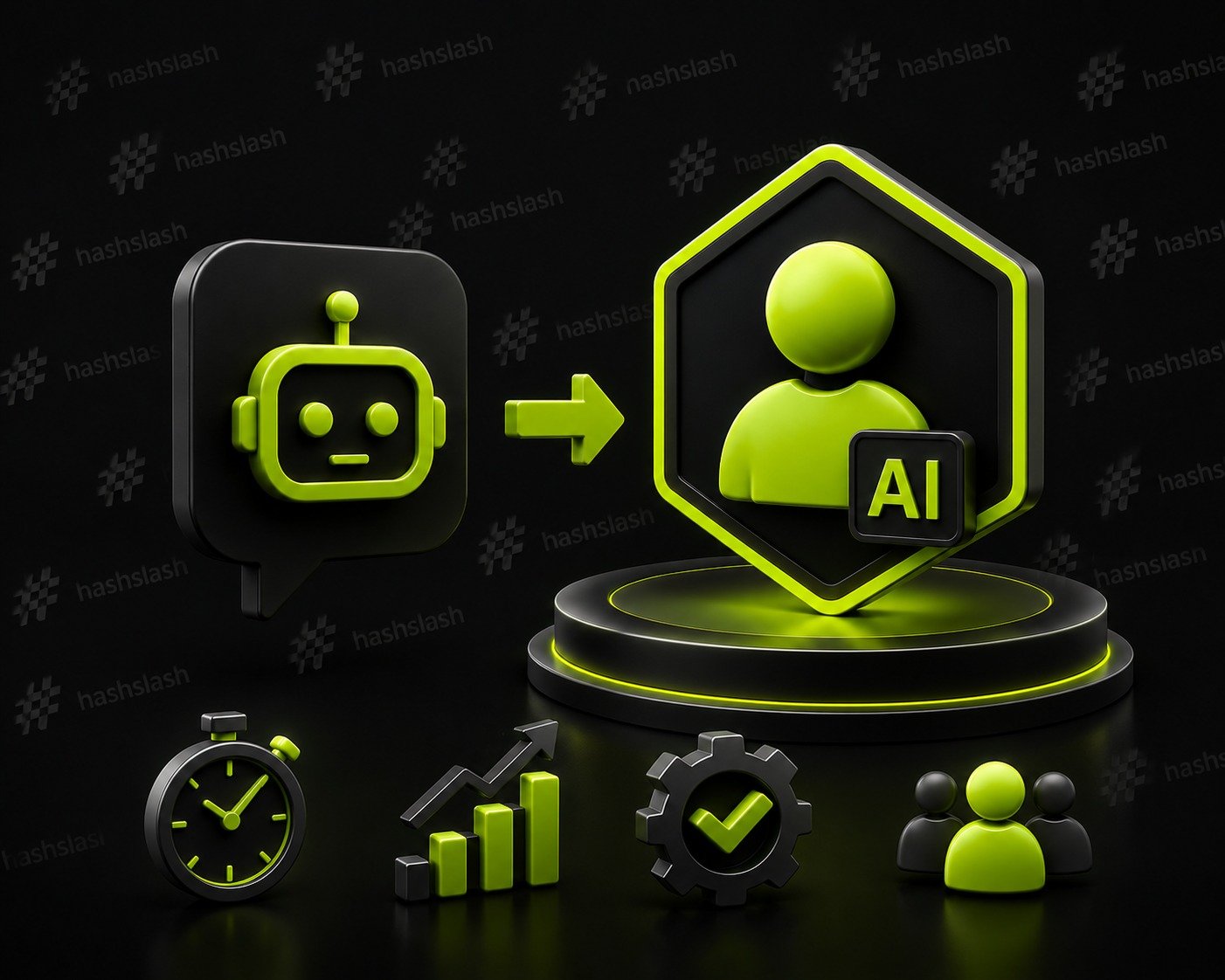 Agentic AI digital co-worker automating internal operations, CRM workflows, enterprise tasks, business processes, and employee productivity in 2026.